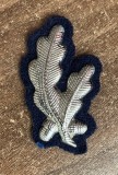C7 - petlite militare - single 3 - laur mic - argintiu - bleumarin securitate - piesa colectie