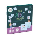 Joc Educativ Magnetic Yoga ABC cu 26 Litere, Ipostaze Yoga, Poster si Marker