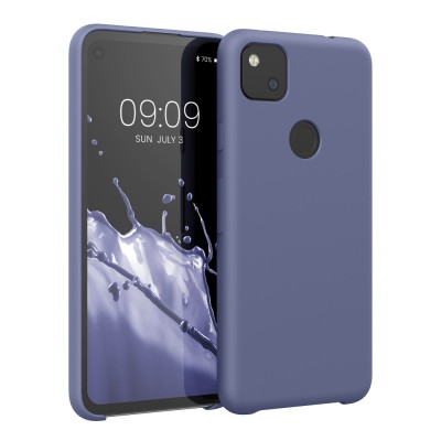 Husa pentru Google Pixel 4a, Silicon, Albastru, 52549.168 foto