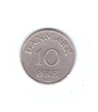Moneda Danemarca 10 ore 1951, stare buna, curata