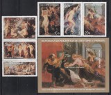 Sao Tome si Principe 1977-400 ani-Nașterea lui Rubens,Serie+Col.,Cota 28 EU, MNH, Nestampilat