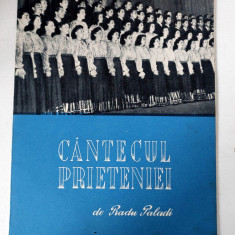 Partitura: Cantecul prieteniei, de Radu Paladi, cor de 4 voci SATB