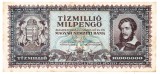 Ungaria 10 000 000 Pengo 1946 P-129 U6