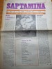 Ziar Saptamana 1 Februarie 1985 - Articol Mitica Popescu - Editie Originala
