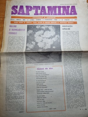 saptamana 1 februarie 1985-art. mitica popescu foto
