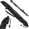 Husa pentru bete de trekking, inchidere cu snur, nylon, 70 x 12 cm, negru, Dactylion