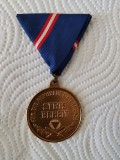 Medalie bronz serviciu militar Stets Bereit Austria 1970 veche vintage