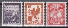 SAAR 1950 - Motive locale, Cota 15, MNH