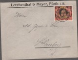 Regatul Bavariei (K&ouml;nigreich Bayern) 1911 - Plic Comercial Francat cu Emisiunea Jubiliară "Prințul Regent Luitpold" 10 Pfennig - Cod: -OD1
