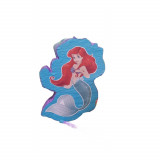 Pinata personalizata model Sirena Ariel, 45 cm, albastru+mov