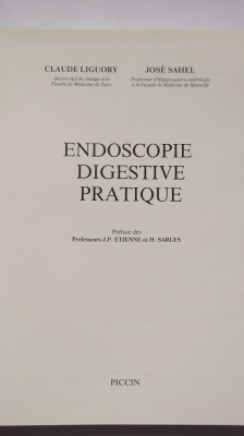 Claude Liguory, Jose Sahel - Endoscopie digestive pratique (lb. franceza) foto