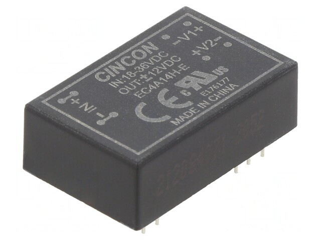 Convertor DC/DC 5/6W 18-36V la 12V/-12V