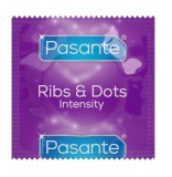 Set 144 Prezervative Pasante Ribs&amp;Dots Intensity