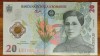 Romania - bancnota de colectie - 20 lei 2021 - Ecaterina Teodoroiu - foarte usor circulata, impecabila!