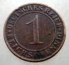 B.221 GERMANIA WEIMAR 1 REICHSPFENNIG 1934 D, Europa, Bronz