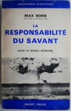 La responsabilite du savant dans le monde moderne &ndash; Max Born