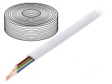 Cablu Telecomunicații Litat 6x28AWG Alb 100m