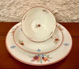 SET DE 3 PIESE DIN PORTELAN FIN- MARCAJ THOMAS BAVARIA 1908-1939