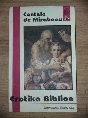 Contele de Mirabeau- Crotika Biblion foto