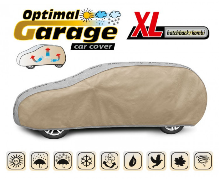 Protectie exterioara Optimal Garage XL Hatchback/combi 455 &ndash; 485 cm Kft Auto