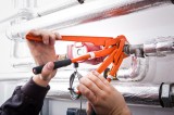 Cheie de tevi 45&deg; NEO TOOLS, 535 mm, 2&rdquo;, din aliaj CrV