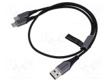 Cablu USB 2.0 VENTION USB A la USB C 1m negru