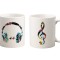 Cana alba personalizata, Sound of music, INOVATIX&reg;. 330ml