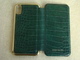 Husa Premium iPhone XR 360 grade Verde / Auriu - Karen Millen