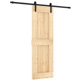 Cumpara ieftin Usa glisanta cu set de feronerie 70x210 cm, lemn masiv de pin