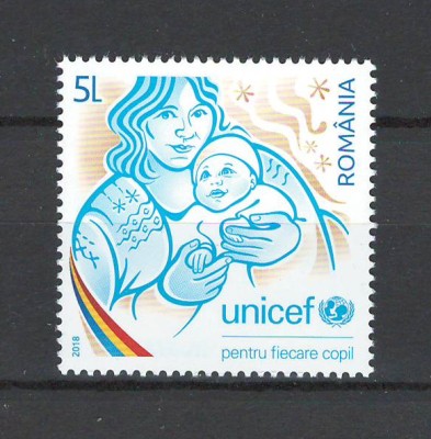 Romania 2018 - LP 2213 nestampilat - UNICEF, drepturile copilului - serie foto