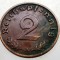 2.886 GERMANIA 2 REICHSPFENNIG 1938 A