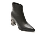 Botine FLAVIA PASSINI negre, A44B, din piele naturala