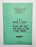 A XX-a Conferința de Instalații &ndash; Utilizarea energiei solare pentru &icirc;ncălzire, apă caldă și procese tehnologice, 1986
