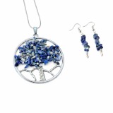 Set bijuterii Pomul Vietii cu Lapis Lazuli &ndash; 114647