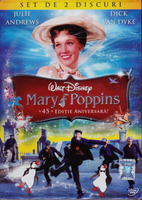 DVD Film: Mary Poppins ( Editie aniversara - 2 discuri; dublat limba romana ) foto