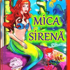 Mica Sirena dupa H.C. Andersen - Carte de colorat