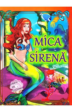 Mica Sirena dupa H.C. Andersen - Carte de colorat