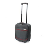Troler Carla Gri cu Rosu 40x30x15cm ComfortTravel Luggage