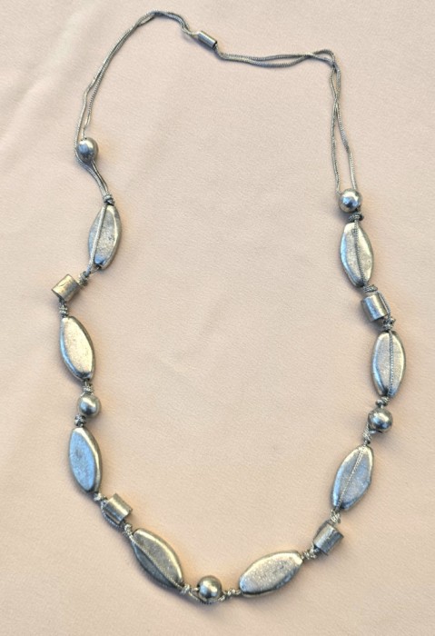 LANT LUNG VINTAGE DIN METAL ARGINTIU