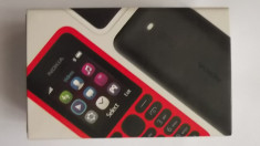 Telefon mobil NOKIA 130, negru, nou, in cutie. foto