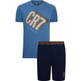 Cristiano Ronaldo pijamale de bărbați Short blue - L