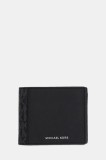 Michael Kors portofel de piele barbati, culoarea negru, 39R5LHDF3O