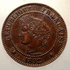 F.317 FRANTA CERES 2 CENTIMES 1892 A