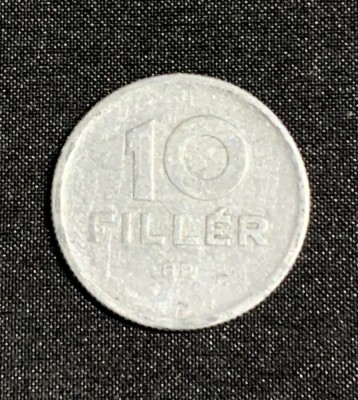 Moneda 10 filler 1962 Ungaria foto