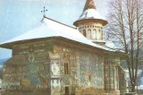 Carte postala-SUCEAVA-BISERICA MANASTIRII Voronet, Circulata, Fotografie