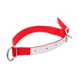 Colier pentru oi Kerbl rosu 60 cm reglabil nylon rezistent identificare animale ferme