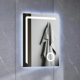 Oglinda LED Rectangulara, 60x80cm, Linea Touch, Sistem Dezaburire, Dimabila ModernLight Concept, Korman