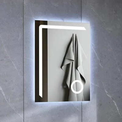 Oglinda LED Rectangulara, 60x80cm, Linea Touch, Sistem Dezaburire, Dimabila ModernLight Concept foto