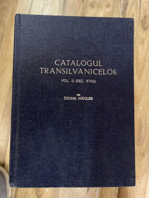 Doina Nagler - Catalogul transilvanicelor foto
