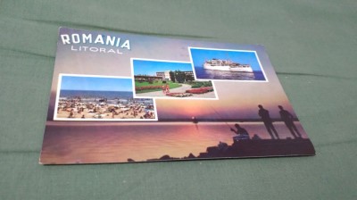CARTE POSTALA LITORAL CIRCULATA foto